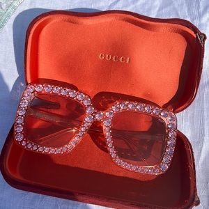 Authentic Pink Gucci Glasses